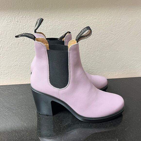 Blundstone Shoes - Blundstone Women's Heeled Boots in Purple and Black